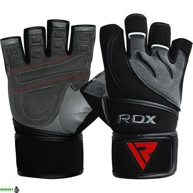 Перчатки для фитнеса RDX Pro Lift Black S