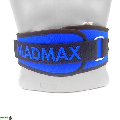 Пояс для тяжелой атлетики MadMax MFB-421 Simply the Best неопреновый Blue M