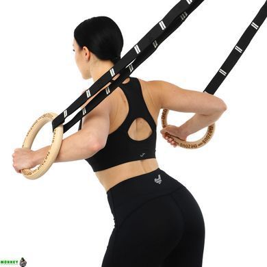 Кольца гимнастические для Кроссфита WOODEN GYM RINGS EZOUS E-02 d-32мм