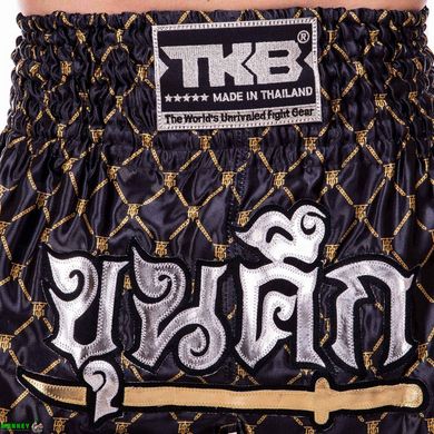 Шорты для тайского бокса и кикбоксинга TOP KING TKTBS-215 XS-XXL черный-золотой