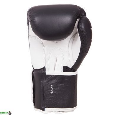 Рукавички боксерські Benlee TOUGH 10oz / шкіра / чорні