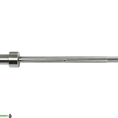 Гриф для штанги Олимпийский прямой для Кроссфита Zelart TA-2714 2,2м 50мм