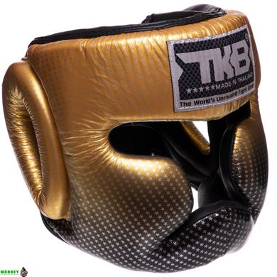 Шолом боксерський з повним захистом шкіряний TOP KING Super Star TKHGSS-01 S-XL кольори в асортименті