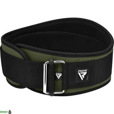 Пояс для тяжелой атлетики RDX RX3 EVA Curve неопреновый Army Green M