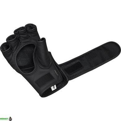 Перчатки ММА RDX F15 Noir Matte Black L (капа в комплекте)