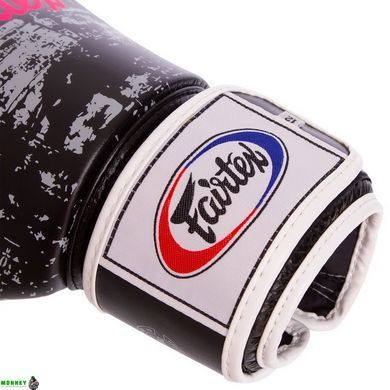 Боксерські рукавиці шкіряні FAIRTEX BGV1-DARKCL DARK CLOUD 10-16 унцій чорний
