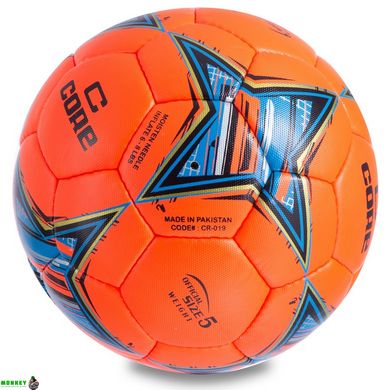 Мяч футбольный CORE HI VIS1000 CR-019 №5 PU красный