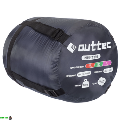 Спальный мешок кокон Outtec Mummy демисезон синий