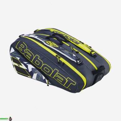 Чохол Babolat RH X 12 Pure Aero GREY/YELLOW/WHITE