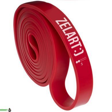 Резинка петля для подтягиваний Zelart FI-0889-2 POWER BANDS 11-29кг красный