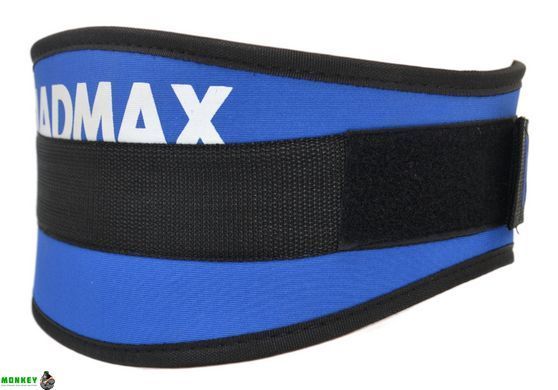 Пояс для тяжелой атлетики MadMax MFB-421 Simply the Best неопреновый Blue M