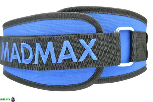 Пояс для тяжелой атлетики MadMax MFB-421 Simply the Best неопреновый Blue M