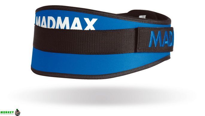 Пояс для тяжелой атлетики MadMax MFB-421 Simply the Best неопреновый Blue M