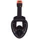 Маска для снорклинга с дыханием через нос MadWave FULL-FACE M061907 (силикон, пластик, черный)