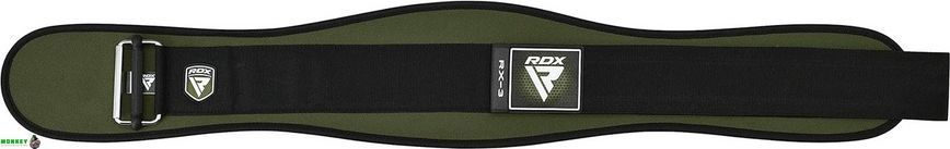 Пояс для тяжелой атлетики RDX RX3 EVA Curve неопреновый Army Green M