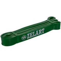 Резинка петля для подтягиваний Zelart FI-0889-3 POWER BANDS 16-39кг зеленый