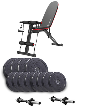 Набор Elitum Titan гантели 2х21кг со скамьей HS-1030 F