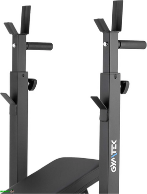 Скамейка со стойками для тренировок со штангой Gymtek XL700 складная