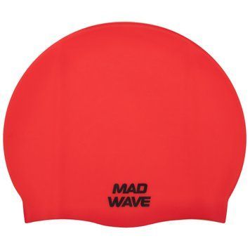 Шапочка для плавання MadWave Intensive Big M053112 Червоний (силікон,)
