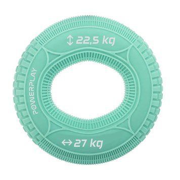 Эспандер кистевой силиконовый PowerPlay PP-4330 Hand Grip Loops Medium 22.5-27 кг. Мятный