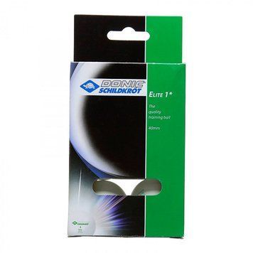Мячи для настольного тенниса Donic-Schildkrot Elite 1* 40+ (6) 618016-40+