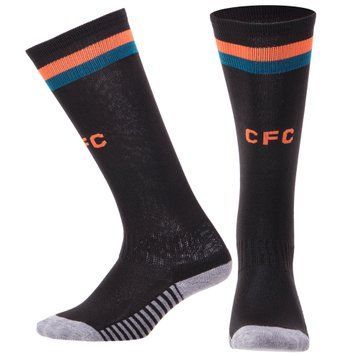 Гетры детские с символикой футбольного клуба SPOINT CHELSEA AWAY 2022 ETM2218-CH2 (размер 32-39, черный)