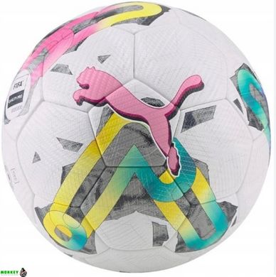 М'яч футбольний Puma Orbita 6 MS 430 білий, рожеви