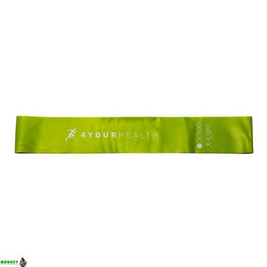 Фитнес резинка 4yourhealth Mini Band Level 1 (1-3кг.) зеленая