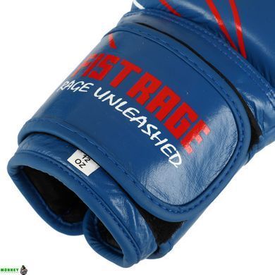 Перчатки боксерские FISTRAGE PRO TRAINING VL-9352 Синий 14 унций