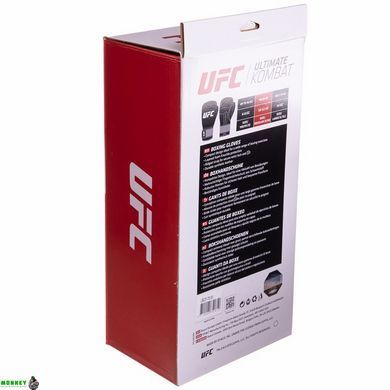 Боксерські рукавиці UFC Boxing UBCF-75181 14 унцій чорний
