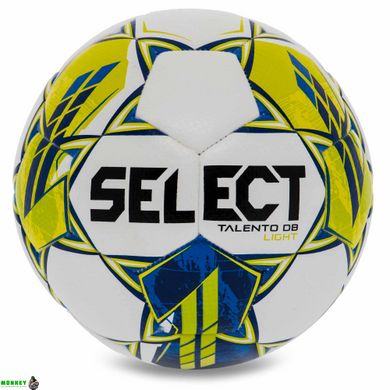 Мяч футбольный SELECT TALENTO DB V23 №4 белый-желтый