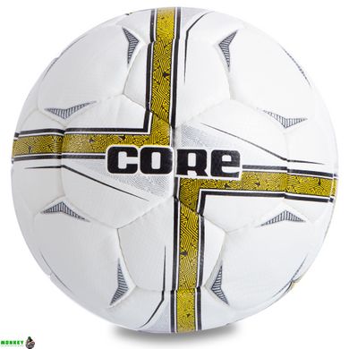 М'яч футбольний CORE CHALLENGER CR-021 №5 PU білий-зелений
