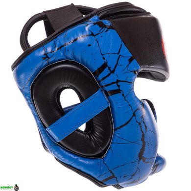 Шлем боксерский с полной защитой кожаный TWN BO-0774 S-XL цвета в ассортименте