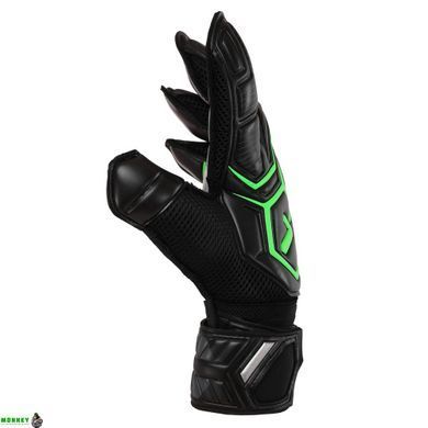 Перчатки вратарские с защитой пальцев STORELLI SP-Sport FB-905 Черный-зеленый 10