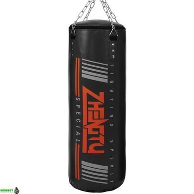 Мешок боксерский Цилиндр с кольцом и цепью ZHENGTU SP-Sport BO-2336-80 Черный высота 80см