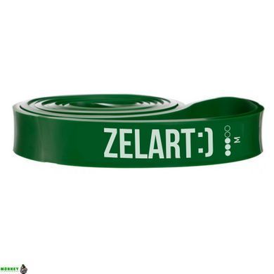 Резинка петля для подтягиваний Zelart FI-0889-3 POWER BANDS 16-39кг зеленый