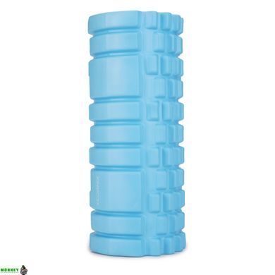 Массажный ролик Cornix EVA 33 x 14 см (валик, роллер) XR-0030 Sky Blue