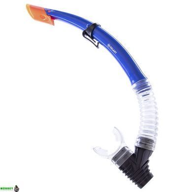 Набор для плавания маска c трубкой Zelart M138-SN50-4-PVC Черный-синий-прозрачный