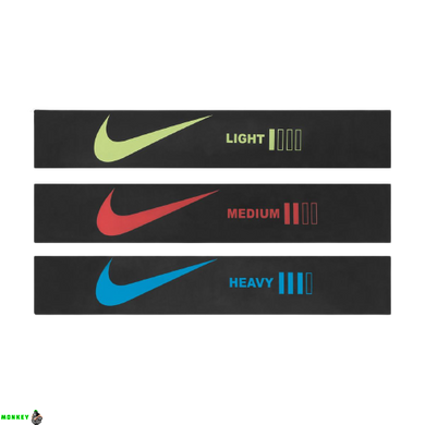 Эспандеры-петли Nike RESISTANCE BANDS MINI 3 PK NS черный 60х5см