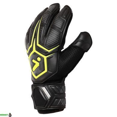 Перчатки вратарские с защитой пальцев STORELLI SP-Sport FB-905 Черный-зеленый 10