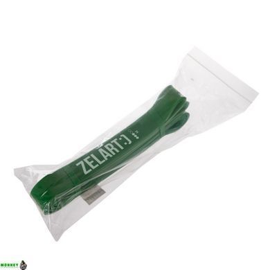 Резинка петля для подтягиваний Zelart FI-0889-3 POWER BANDS 16-39кг зеленый