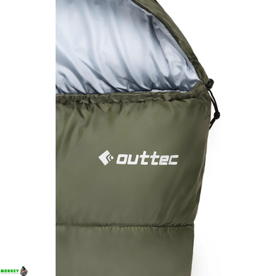 Спальный мешок кокон Outtec Mummy демисезон хаки