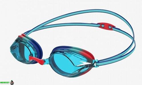 Окуляри для плавання Speedo VENGEANCE GOG JU блакитний, червоний Діт OSFM