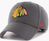 Кепка MVP 47 Brand CHICAGO BLACKHAWKS темно-серый Уни OSFA