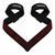 Лямки для тяги RDX S4 Gym Cotton Gel Straps Black Plus