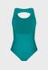 Купальник закритий для жінок Arena SOLID O BACK SWIMSUIT зелений Жін 38