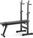 Скамейка со стойками для тренировок со штангой Gymtek XL700 складная