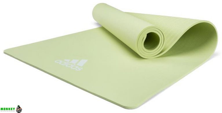 Килимок для йоги Adidas Yoga Mat зелений Уні 176 х 61 х 0,8 см