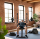 Скамейка со стойками для тренировок со штангой Gymtek XL700 складная