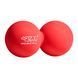 Массажный мяч двойной 4FIZJO Lacrosse Double Ball 6.5 x 13.5 см 4FJ1219 Red